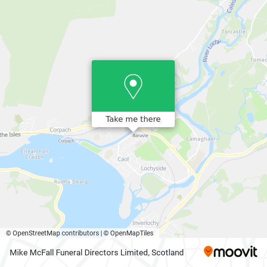 Mike McFall Funeral Directors Limited map