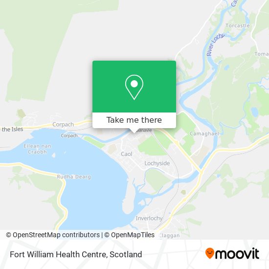 Fort William Health Centre map