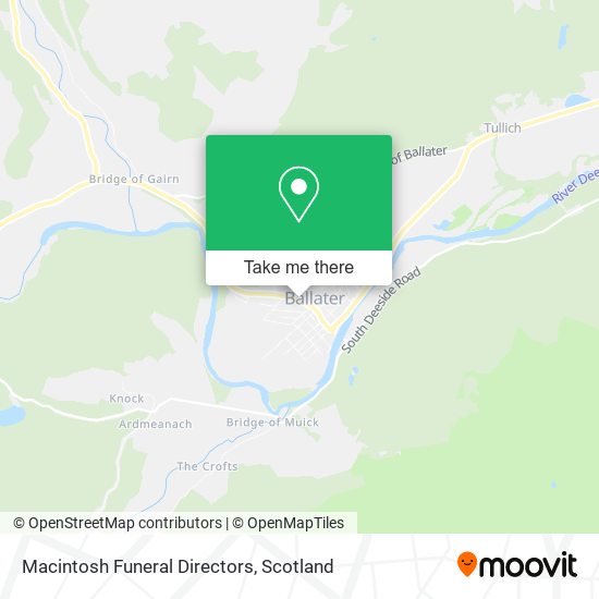 Macintosh Funeral Directors map