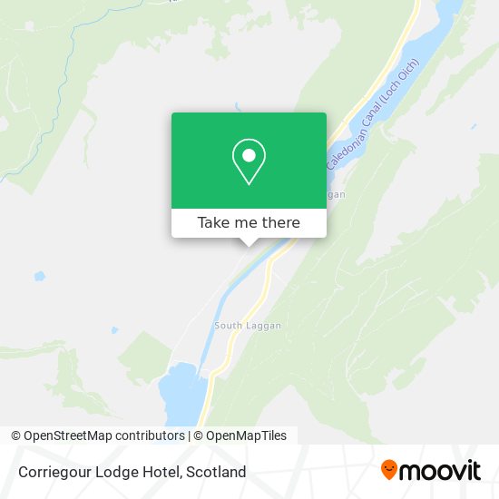 Corriegour Lodge Hotel map
