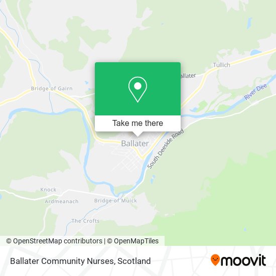 Ballater Community Nurses map