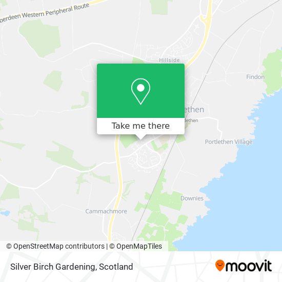 Silver Birch Gardening map