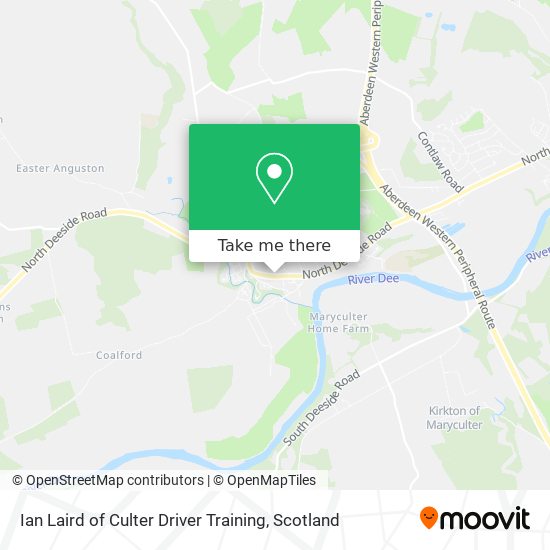 Ian Laird of Culter Driver Training map