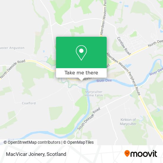 MacVicar Joinery map