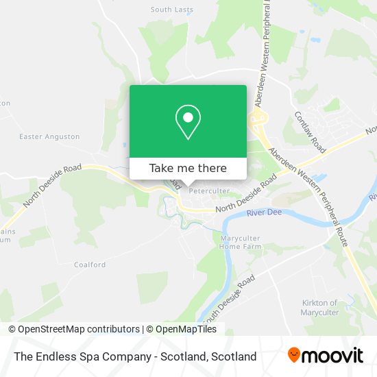 The Endless Spa Company - Scotland map