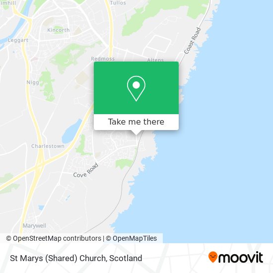 St Marys (Shared) Church map