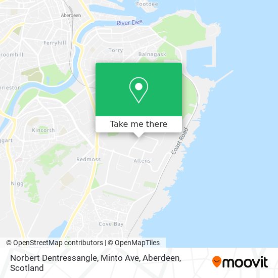Norbert Dentressangle, Minto Ave, Aberdeen map