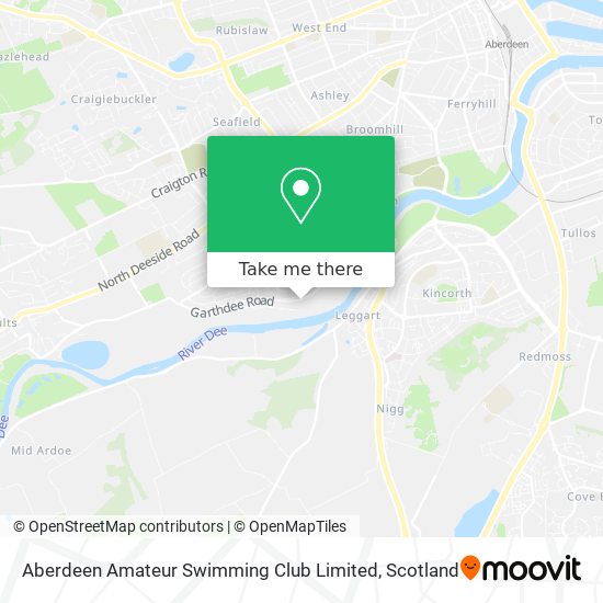 Aberdeen Amateur Swimming Club Limited map
