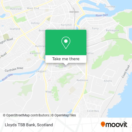 Lloyds TSB Bank map