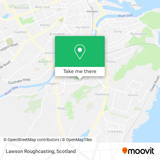 Lawson Roughcasting map