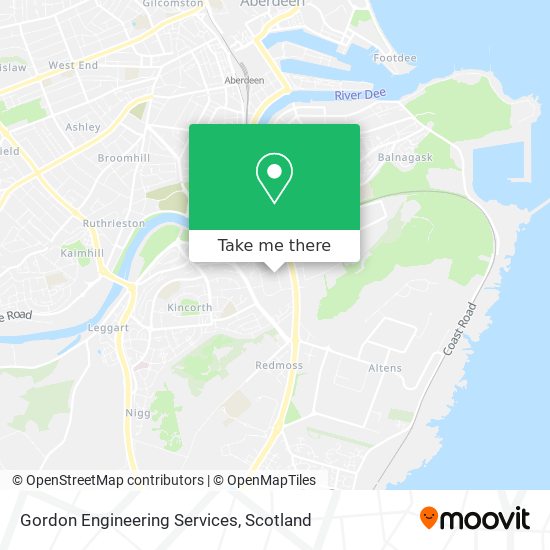 Gordon Engineering Services map