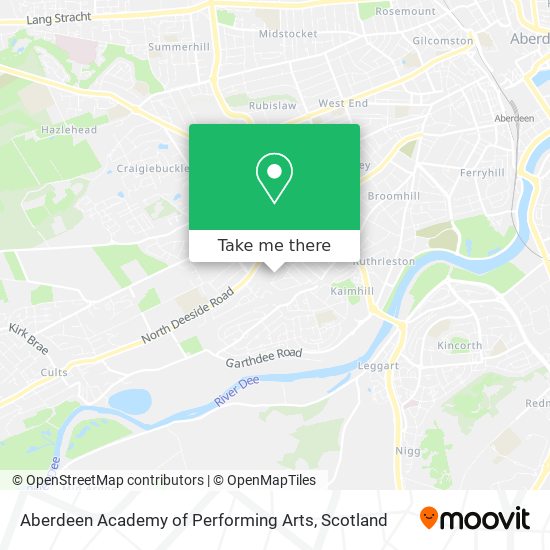 Aberdeen Academy of Performing Arts map