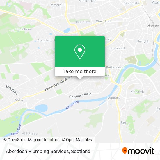 Aberdeen Plumbing Services map
