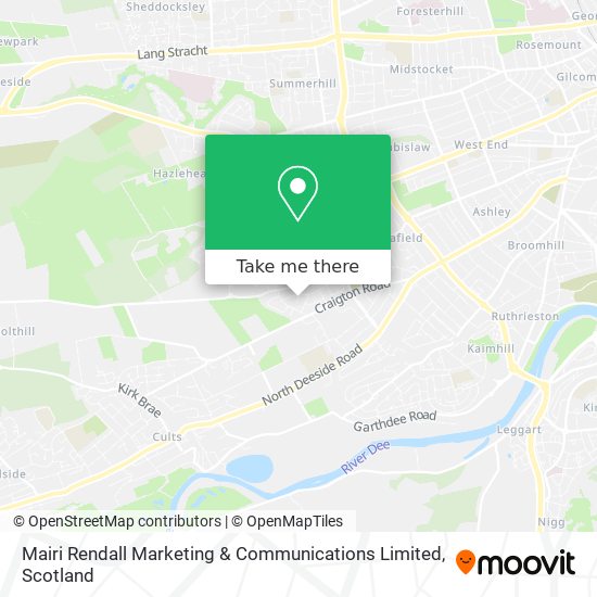 Mairi Rendall Marketing & Communications Limited map