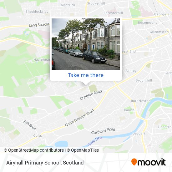 Airyhall Primary School map