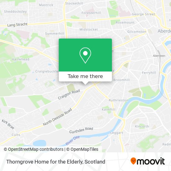 Thorngrove Home for the Elderly map