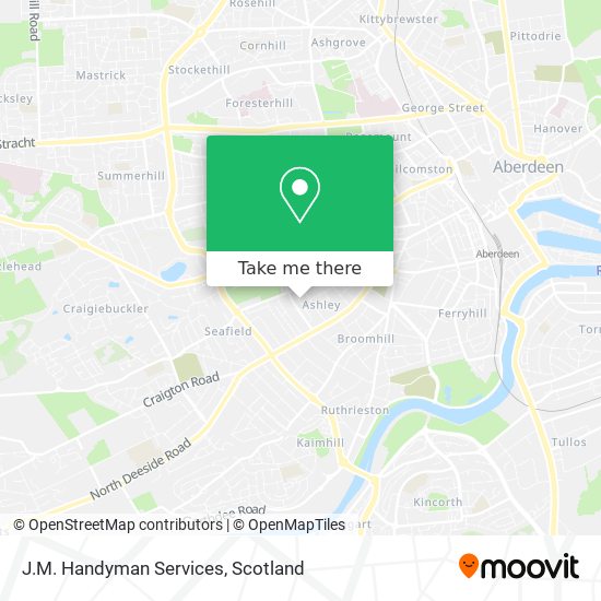 J.M. Handyman Services map