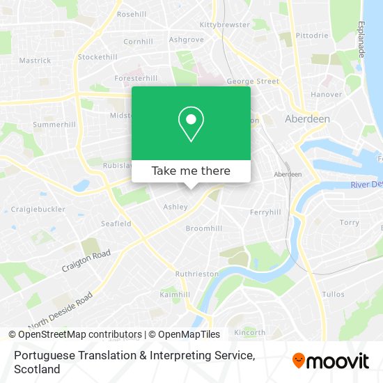 Portuguese Translation & Interpreting Service map