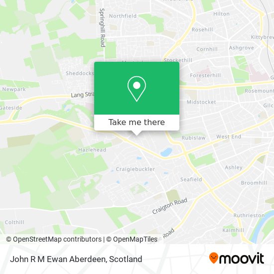 John R M Ewan Aberdeen map