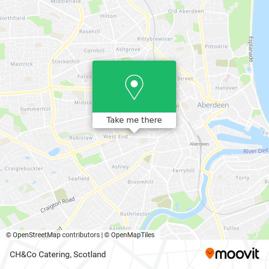 CH&Co Catering map