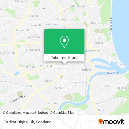 Striker Digital Uk map