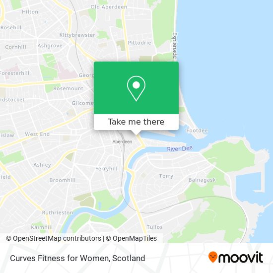 Curves Fitness for Women map