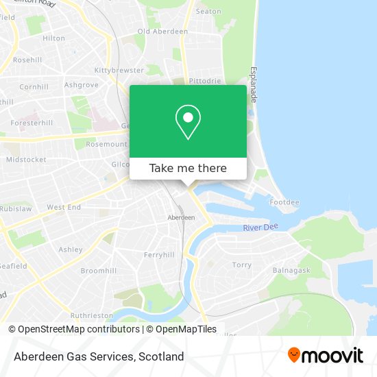 Aberdeen Gas Services map