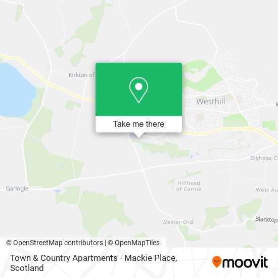 Town & Country Apartments - Mackie Place map