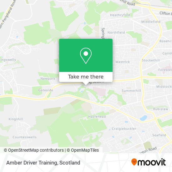 Amber Driver Training map