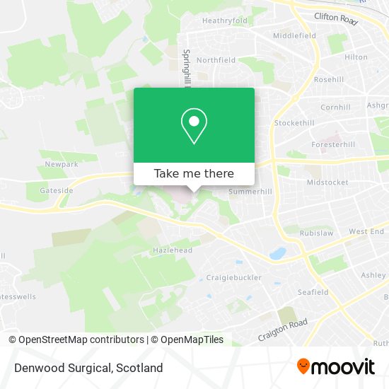 Denwood Surgical map