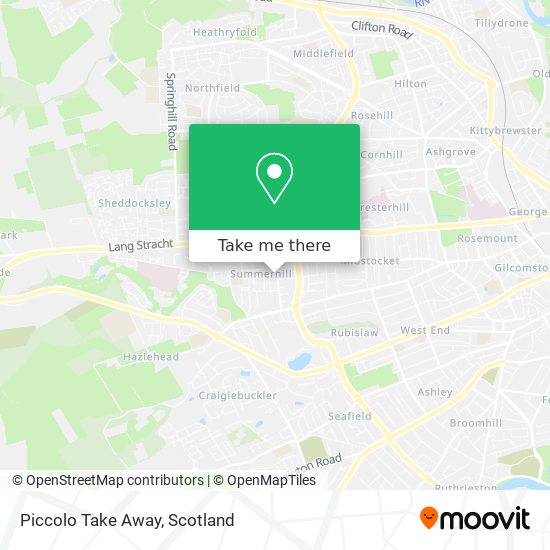 Piccolo Take Away map