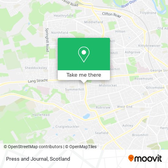 Press and Journal map