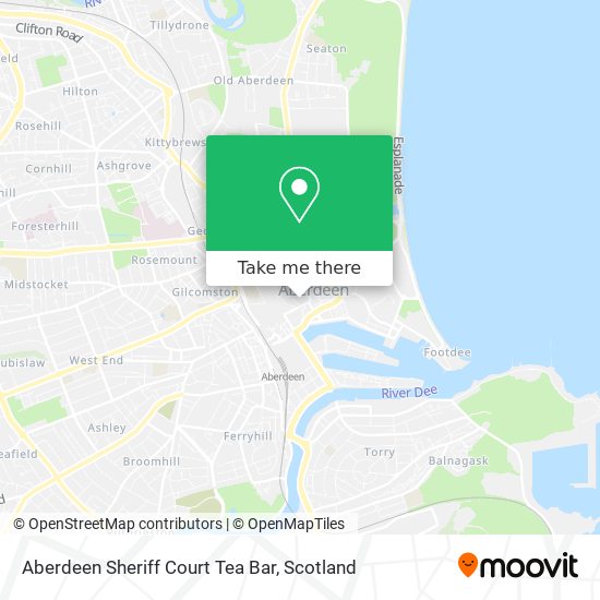 Aberdeen Sheriff Court Tea Bar map