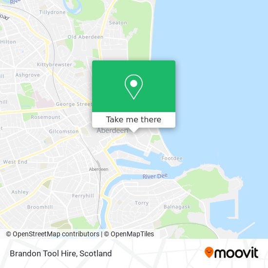 Brandon Tool Hire map