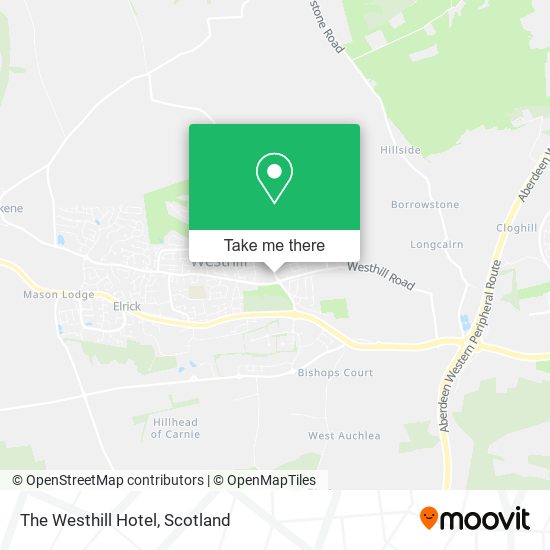 The Westhill Hotel map