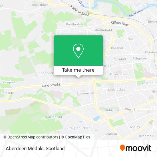 Aberdeen Medals map