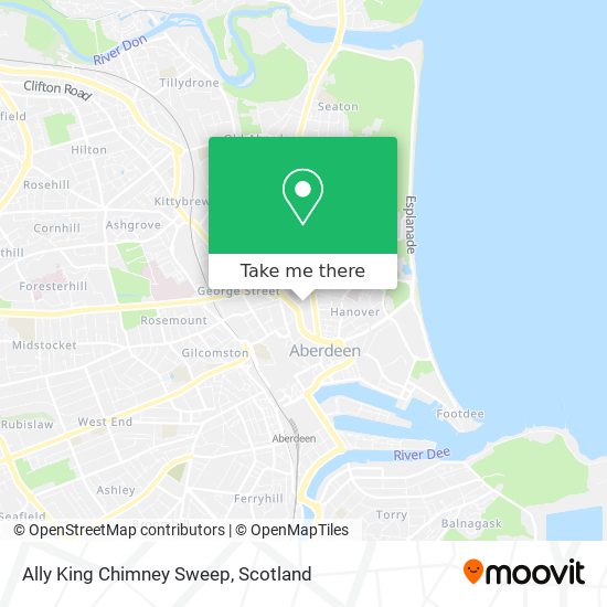 Ally King Chimney Sweep map