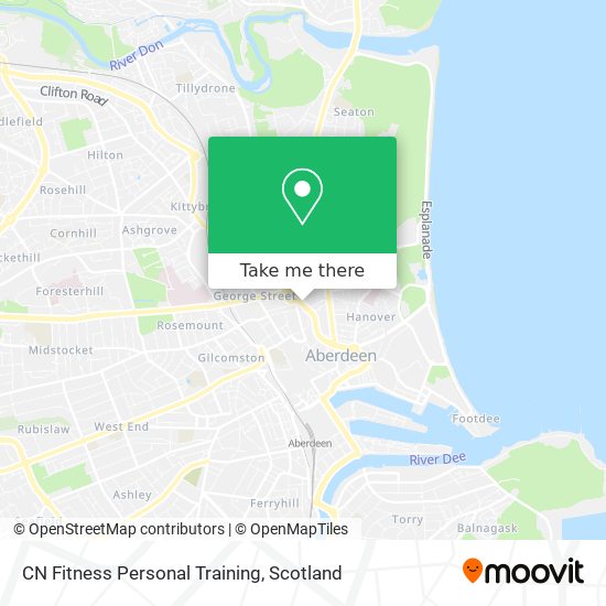 CN Fitness Personal Training map