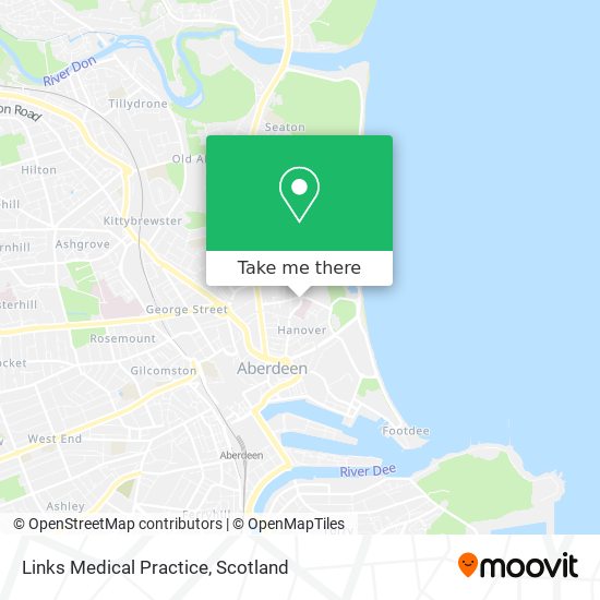 Links Medical Practice map