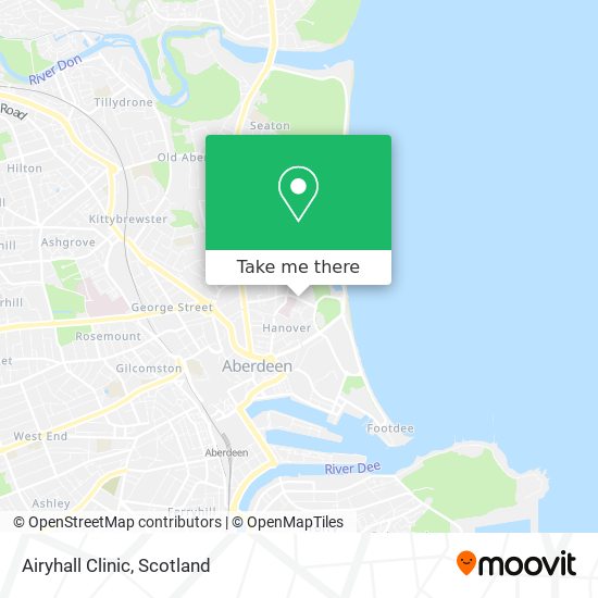 Airyhall Clinic map