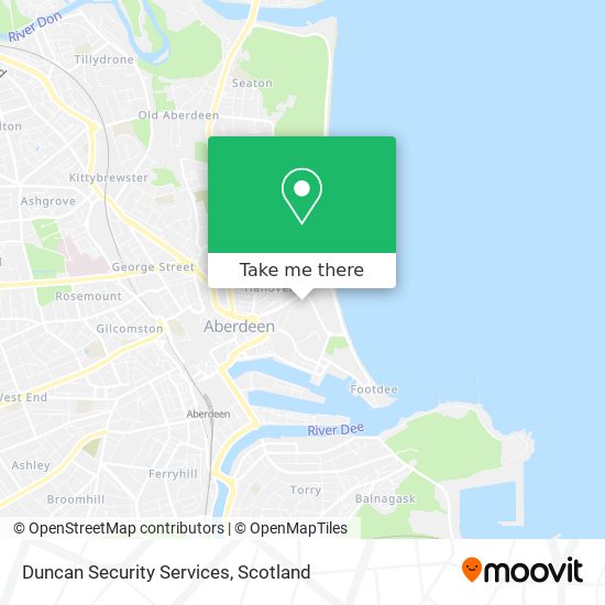 Duncan Security Services map
