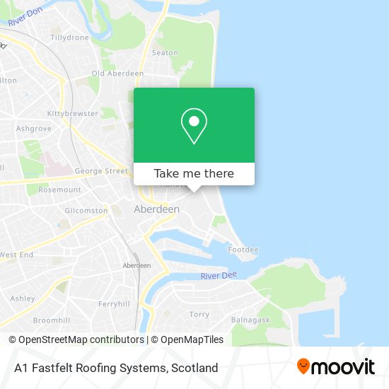A1 Fastfelt Roofing Systems map