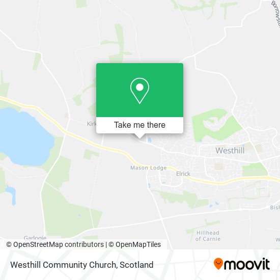 Westhill Community Church map