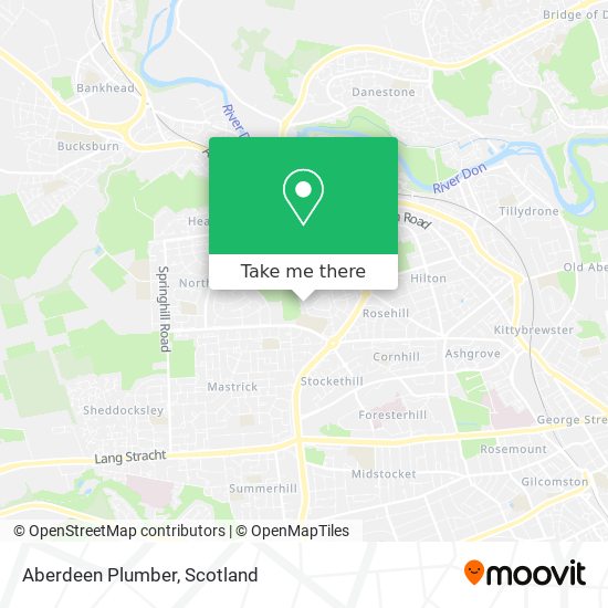 Aberdeen Plumber map