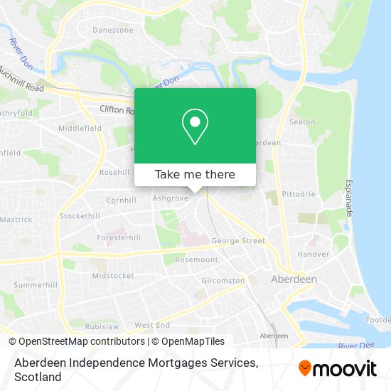 Aberdeen Independence Mortgages Services map