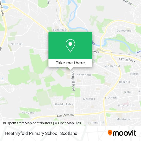 Heathryfold Primary School map