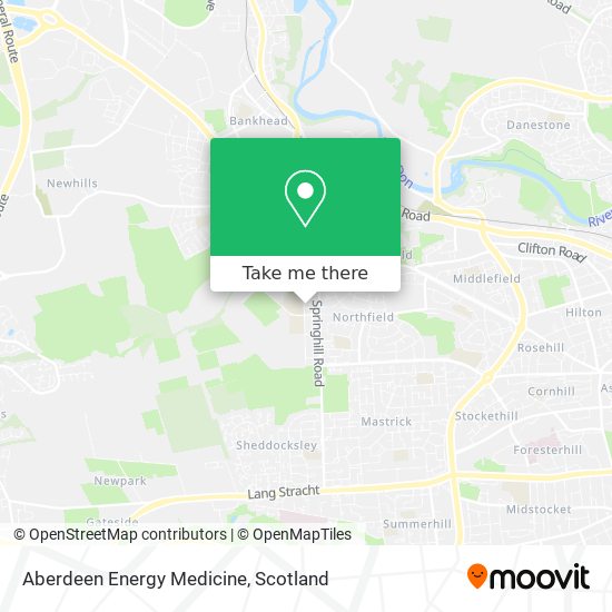 Aberdeen Energy Medicine map