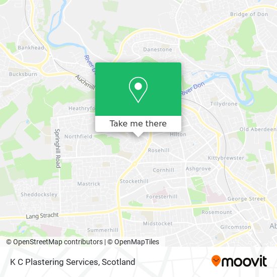 K C Plastering Services map