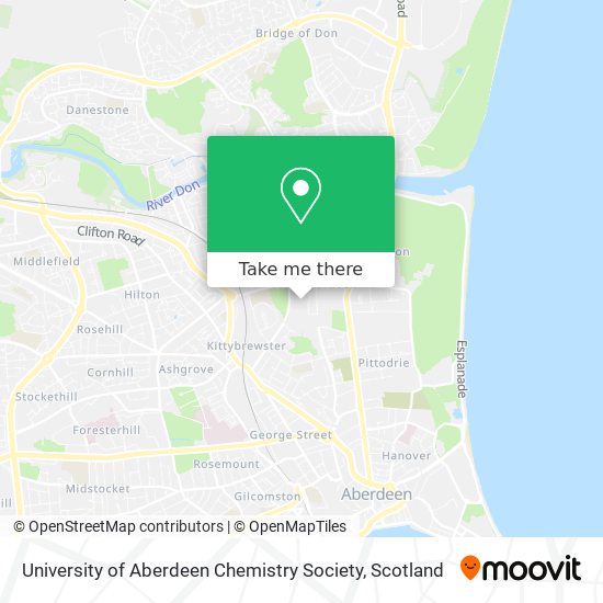University of Aberdeen Chemistry Society map