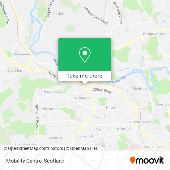 Mobility Centre map